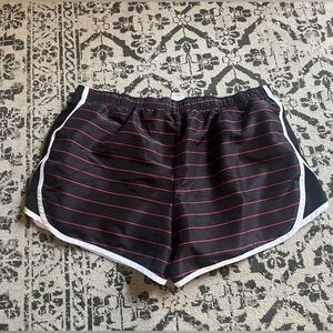 Women’s Athletic Works Black and Pink Athletic Shorts